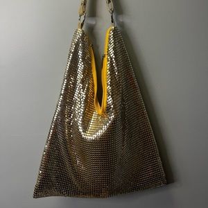 Gold Vintage Chain Mail Purse
